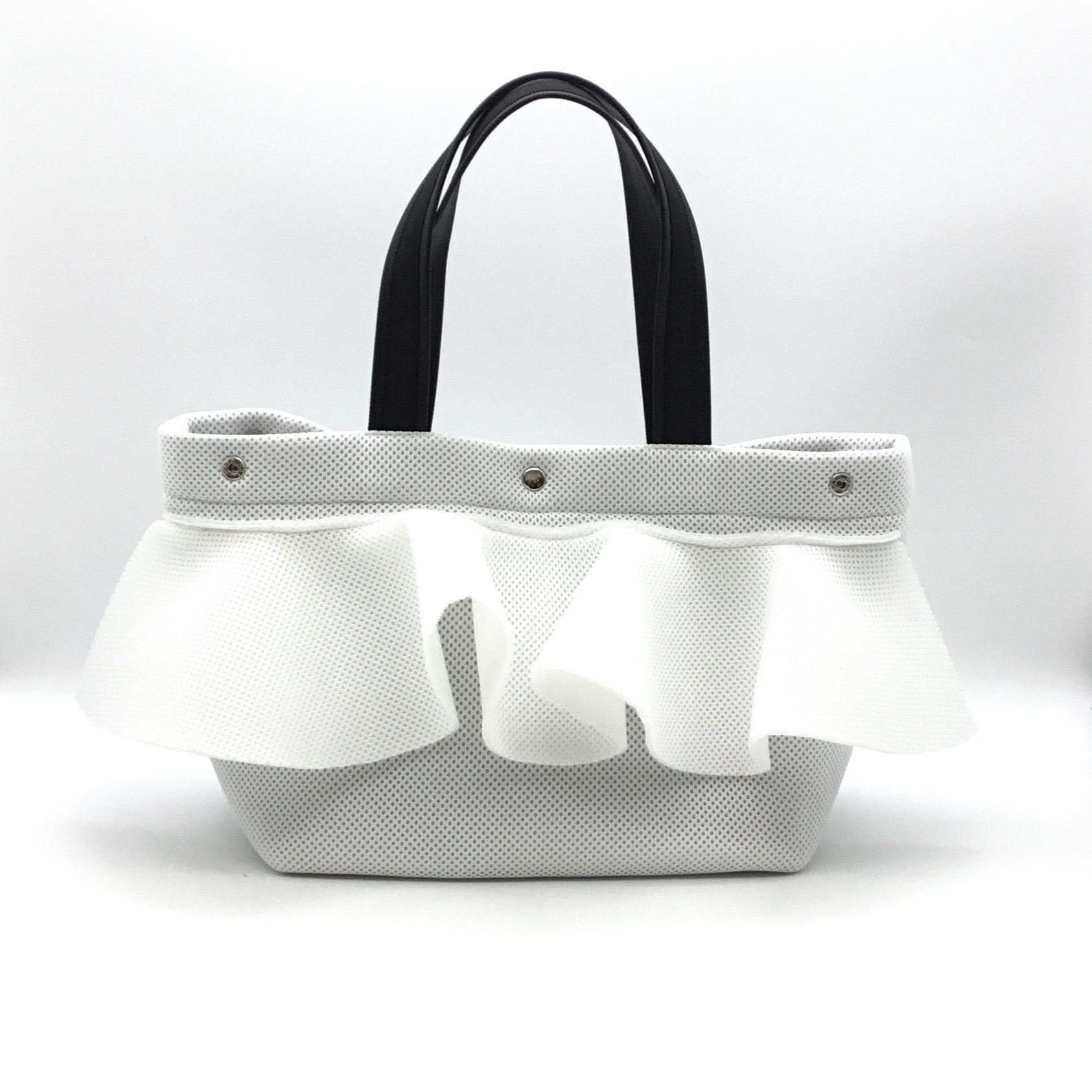 gMbD  Ruffle Tote PVCハンドル (M)