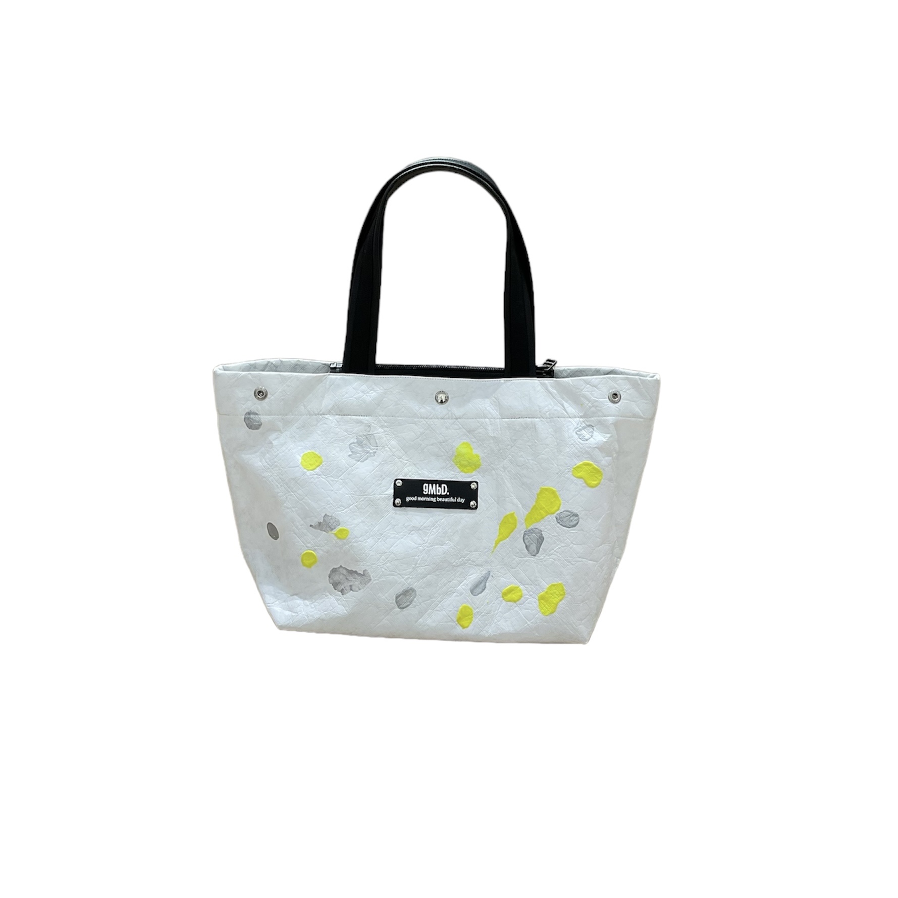 gMbD. Tyvek Ribbon tote WM(paint) White