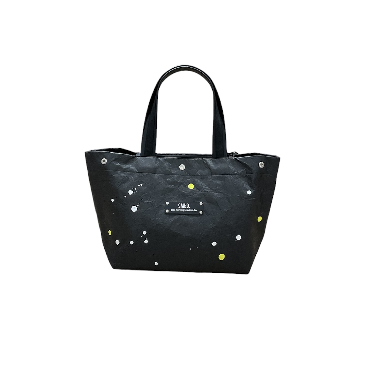 gMbD. Tyvek Ribbon tote WM(paint) Black